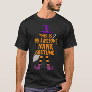 Camiseta Este É O Meu Incrível Nana Costume Engraçado, Peão