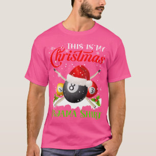 Camiseta Este É O Meu Jogador Billiard Papais noeis De Nata