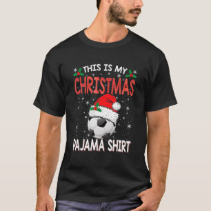 Camiseta Este É O Meu Jogo De Natal Pajama Para Rapazes, Ad
