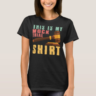 Camiseta Este é o meu julgamento por advogados e estudantes