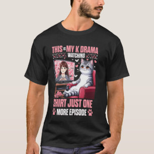Camiseta Este É o Meu K-Drama Assistindo Só Mais Um Episódi