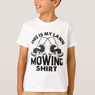 Camiseta Este É O Meu Lawn Remando Engraçado Presente De Mo