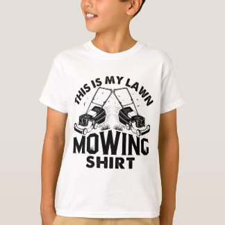 Camiseta Este É O Meu Lawn Remando Engraçado Presente De Mo