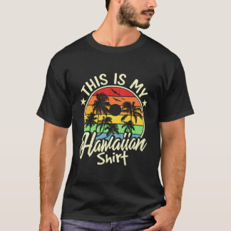 Camiseta Este É O Meu Luau De Verão Tikis Havaiano Py Havaí