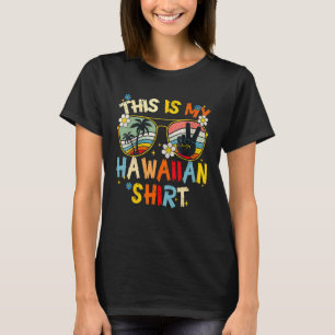 Camiseta Este É o Meu Luau Havaiano Alô Havaí Praia Groov