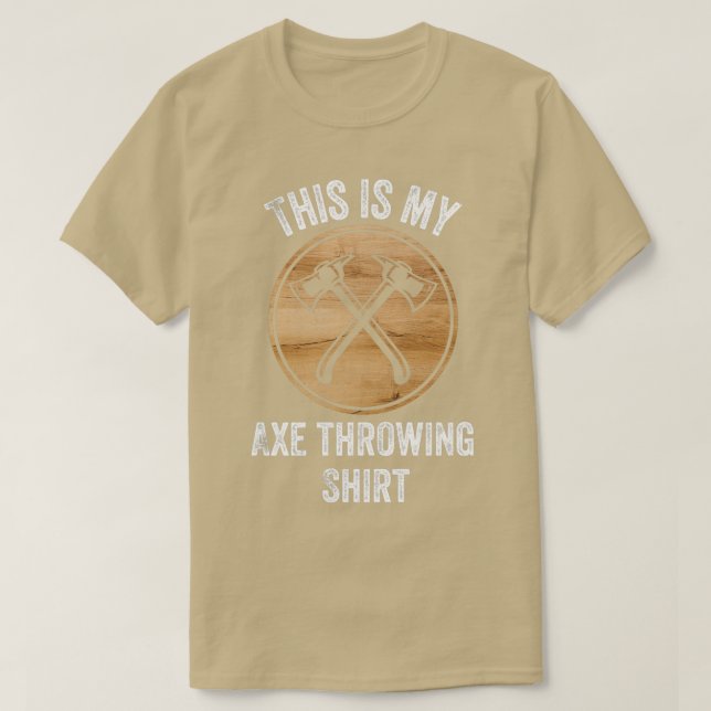 Camiseta Este é o meu machado atirando machado patriótico 1 (Frente do Design)