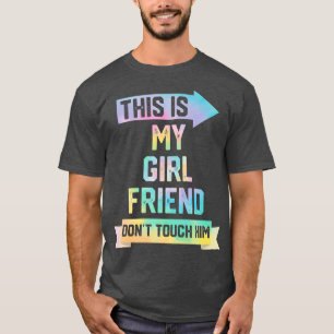 Camiseta Este é o meu Namorada não toque nele Casal engraça