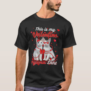 Camiseta Este É O Meu Namorados Pajama, O Gato Bobtail Jap