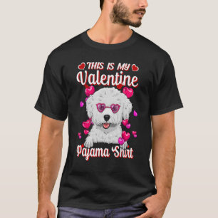 Camiseta Este É O Meu Namorados Pajama Shirt Bichon Frise L