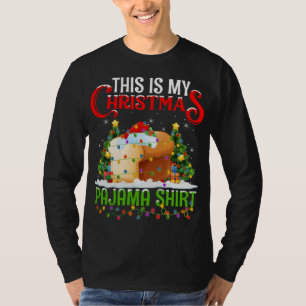 Camiseta Este É O Meu Natal - Comida De Pão De Pajama