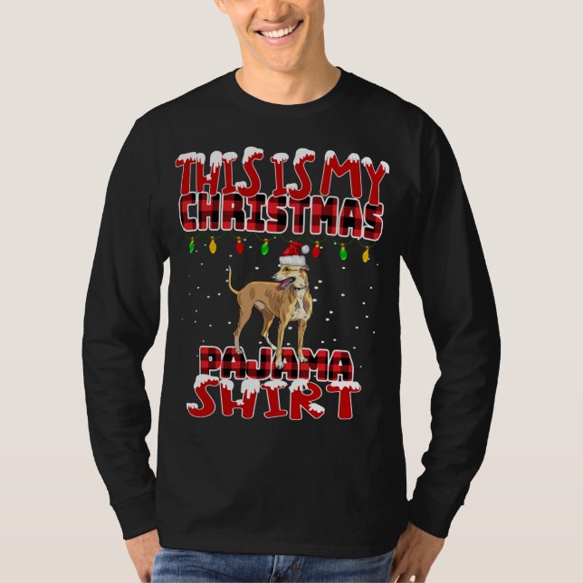 Camiseta Este É O Meu Natal Engraçado Mães Da Família Greyh (Frente)