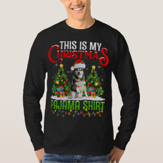 Camiseta Este É O Meu Natal - Pajama Alaskan Malamute Chris