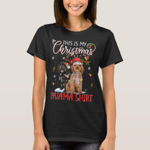 Camiseta Este É O Meu Natal Pajama Apoiou As Luzes De Natal