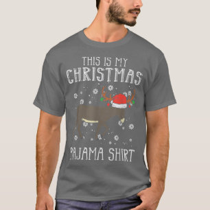 Camiseta Este é o meu Natal Pajama Donkey Xmas PJs Pajam