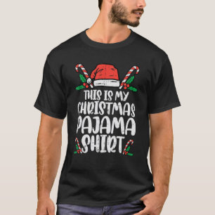 Camiseta Este É O Meu Natal Pajama Engraçado Homens Do Xm