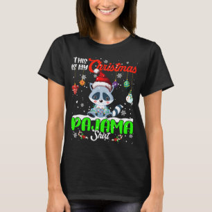 Camiseta Este É O Meu Natal Pajama Papais noeis De Natal Ra