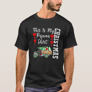 Camiseta Este É O Meu Natal Pajama Perfeito PJ De Natal