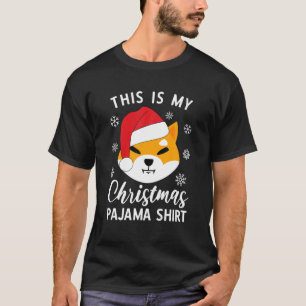 Camiseta Este É O Meu Natal, Pajama Shiba Inu Coin SHIB Pa