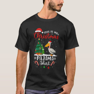 Camiseta Este É O Meu Natal Pajama Shirt Tree Light Xmas