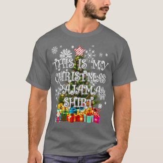 Camiseta Este é o meu Natal Pajama Winter Holiday Season