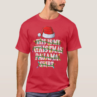 Camiseta Este É O Meu Natal Pajama Xmas Lights Family Ho