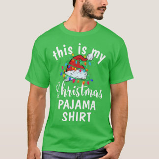 Camiseta Este É O Meu Natal Pajama Xmas Luz Engraçada Hol