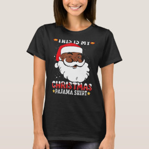 Camiseta Este É O Meu Natal Papais noeis Afro-Americanos Do