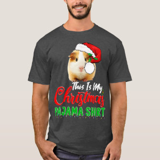 Camiseta Este É O Meu Natal Papais noeis Pajama Guiné Pig L
