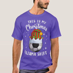 Camiseta Este É O Meu Ódio De Futebol Do Pajama De Natal