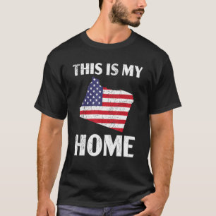Camiseta Este É O Meu Orégonianos Da América Do Norte