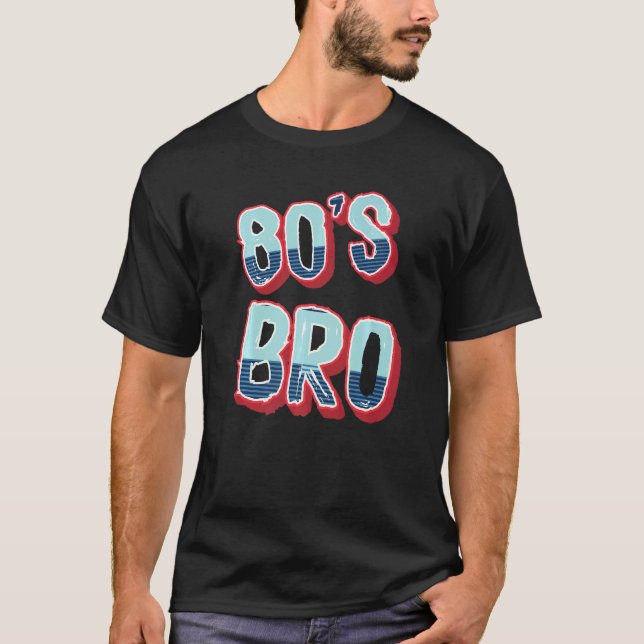 Camiseta Este é o meu Pai dos anos 80, Bro Oitenta (Frente)