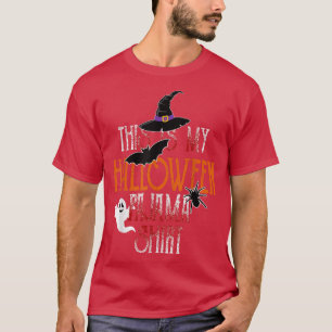 Camiseta Este É O Meu Pajama De Halloween, Garota Festa Ass