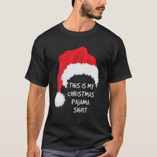 Camiseta Este É O Meu Pajama De Natal