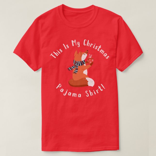 Camiseta Este É O Meu Pajama De Natal (Frente do Design)