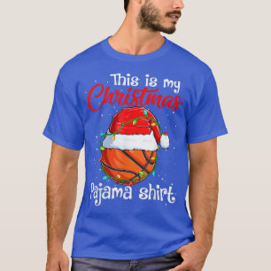 Camiseta Este É O Meu Papai noel De Bola De Basquete De Nat