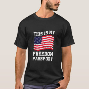 Camiseta Este É O Meu Passaporte Liberdade Médica