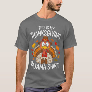 Camiseta Este é o meu pijama de Ação de Graças