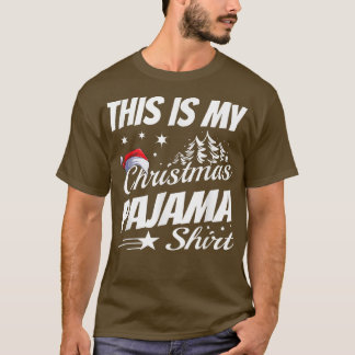Camiseta Este é o meu pijama de Natal