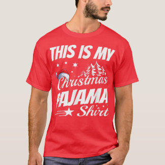 Camiseta Este é o meu pijama de Natal