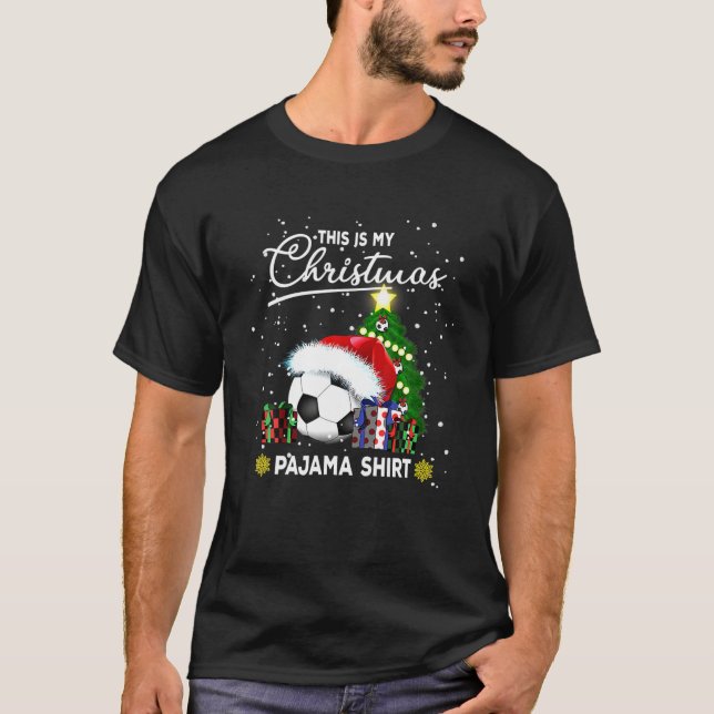 Camiseta Este É O Meu Pijama De Natal Para Rapazes, Adul (Frente)