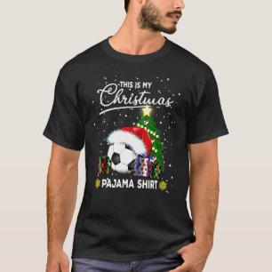 Camiseta Este É O Meu Pijama De Natal Para Rapazes Adul