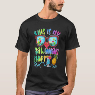 Camiseta Este É O Meu Piné De Praia Havaiano Luau Aloha Haw