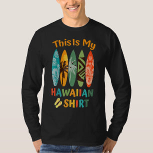 Camiseta Este É O Meu Pine De Praia Havaiano Luau Aloha Haw