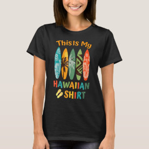 Camiseta Este É O Meu Pine De Praia Havaiano Luau Aloha Haw