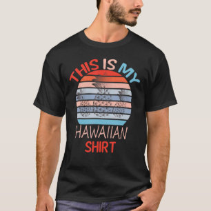 Camiseta Este É O Meu Piné De Praia Havaiano Luau Aloha Haw