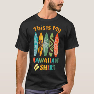 Camiseta Este É O Meu Pine De Praia Havaiano Luau Aloha Haw