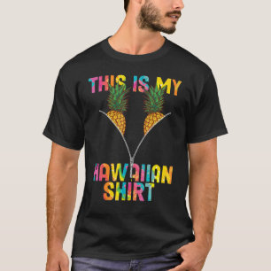 Camiseta Este É O Meu Pineap De Praia Havaiano Luau Aloha H
