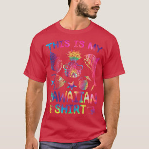 Camiseta Este É O Meu Pineapp De Praia Havaiano Luau Aloha 