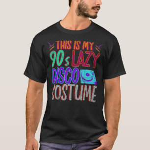 Camiseta Este é o meu Preguiçoso Costume Disco dos anos 90 
