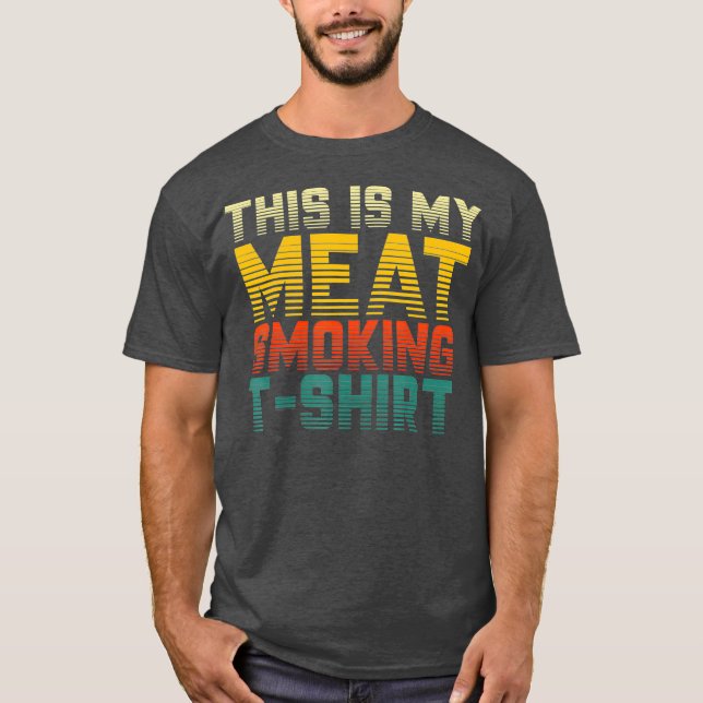 Camiseta Este É O Meu Presente De CHURRASCO De Retrô De Car (Frente)